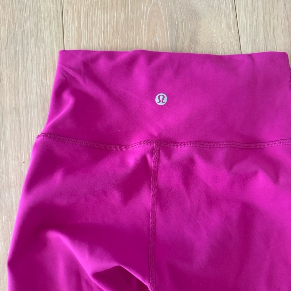 Lululemon Wunder Train High-Rise Tight 25" in Ripened Raspberry - Picture 7 of 8